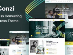 Conzi – WordPress-Template für Unternehmensberatung