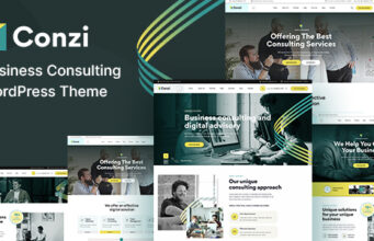 Conzi – WordPress-Template für Unternehmensberatung