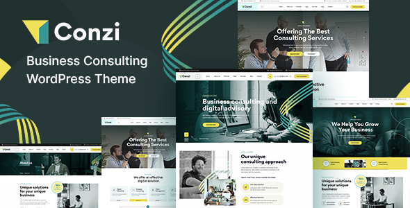 Conzi – WordPress-Template für Unternehmensberatung