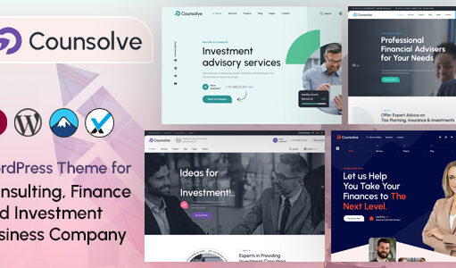 Counsolve – WordPress-Vorlage für Beratung und Investitionen