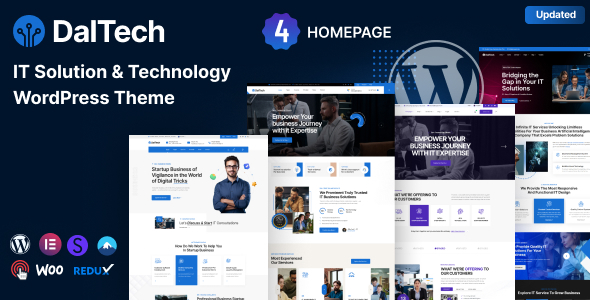 Daltech – WordPress-Template für IT-Lösungen und Technologie