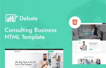 Debatte – HTML-Vorlage für Unternehmensberatung
