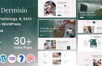 Dermisio – WordPress-Vorlage für Dermatologie und Hautpflege