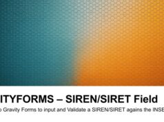 Die Schwerkraft bildet das SIREN/SIRET-Feld