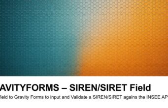 Die Schwerkraft bildet das SIREN/SIRET-Feld