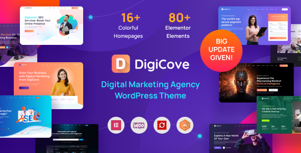 Digicove – WordPress-Template für Agenturen für digitales Marketing