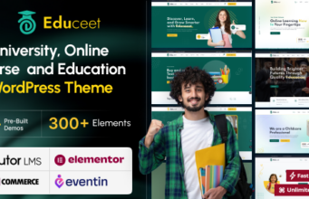Educeet – WordPress-Vorlage für Bildung und Online-Kurse