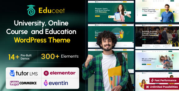 Educeet – WordPress-Vorlage für Bildung und Online-Kurse