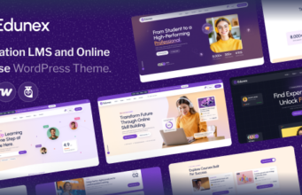 Edunex – WordPress-Template für Bildungs-LMS und Online-Kurse