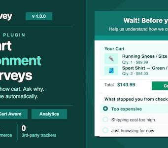 ExitSurvey – Intelligente Exit-Intent-Umfrage und Warenkorbwiederherstellung für WooCommerce