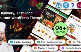 Foodis – Restaurant- und Fast-Food-WordPress-Vorlage