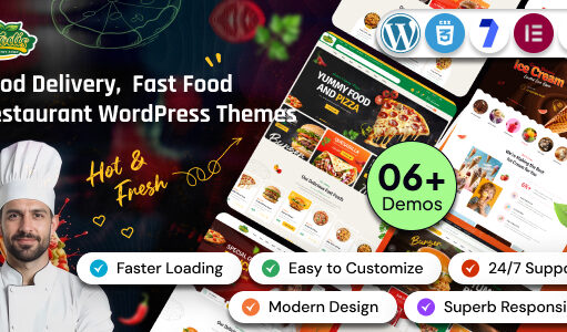 Foodis – Restaurant- und Fast-Food-WordPress-Vorlage