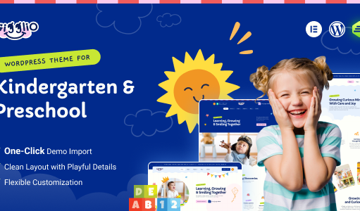 Giggilo – WordPress-Layout für Kindergarten und Vorschule