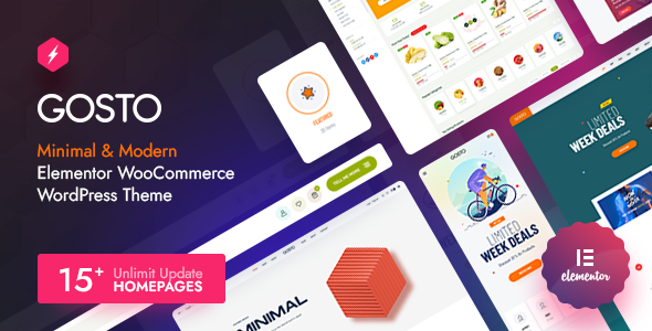 Gosto – Mehrzweck-WooCommerce-WordPress-Vorlage