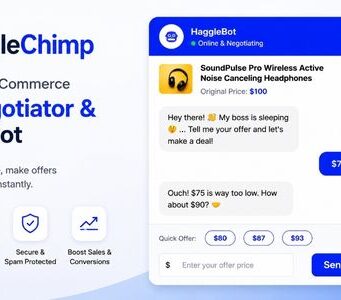 HaggleChimp – Interaktiver WooCommerce-Preisverhandler und Schnäppchen-Bot