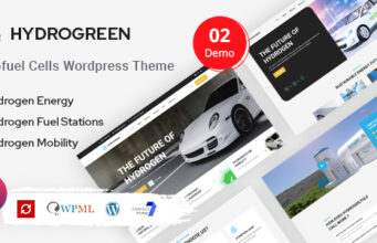 Hydrogreen – WordPress-Template für Brennstoffzellendienste und Ladestationen