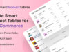 Intelligente Produkttabelle für WooCommerce – Schnelle Bestellformulare und Großhandelstabellen