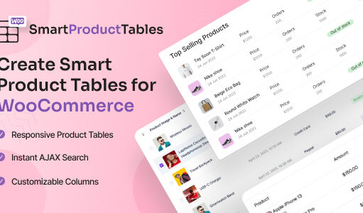 Intelligente Produkttabelle für WooCommerce – Schnelle Bestellformulare und Großhandelstabellen