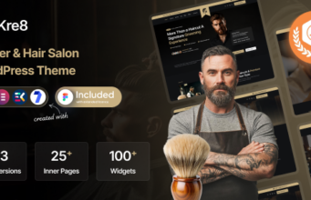 Kre8 | WordPress-Layout für Friseur- und Friseursalons