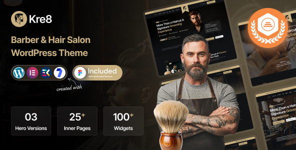 Kre8 | WordPress-Layout für Friseur- und Friseursalons