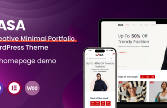 Lasa – Kreatives, minimalistisches WooCommerce-WordPress-Layout