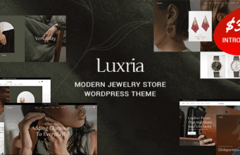Luxria – Modernes Juweliergeschäft-WordPress-Template