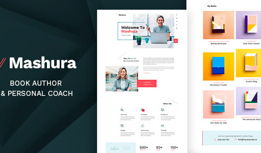 Marizan – WordPress-Layout für Buchautorin und Personal Coach