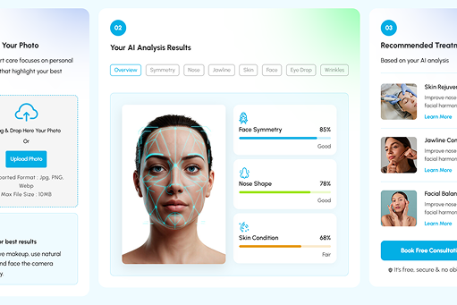 Medixen – WordPress-Template für KI-Analyse für plastische Chirurgie und Klinik