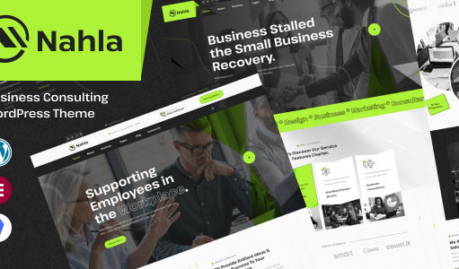 Nahla – WordPress-Layout für Unternehmensberatung