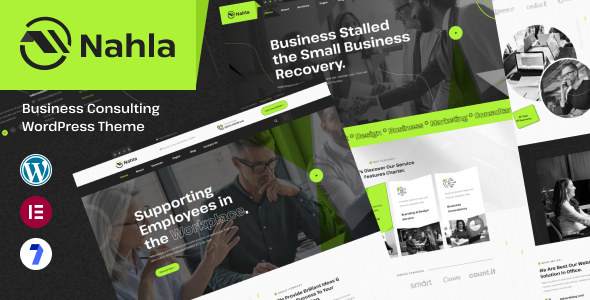 Nahla – WordPress-Layout für Unternehmensberatung