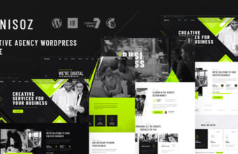 Nisoz – WordPress-Vorlage für Kreativagenturen