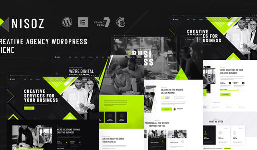 Nisoz – WordPress-Vorlage für Kreativagenturen