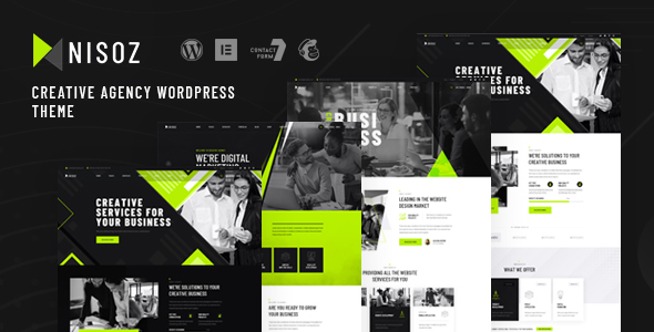 Nisoz – WordPress-Vorlage für Kreativagenturen