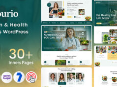 Nourio – WordPress-Layout für Ernährung und Gesundheitsdienste