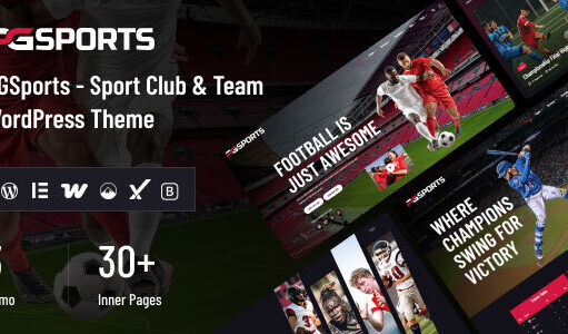 PGSports – WordPress-Template für Sportvereine und Teams