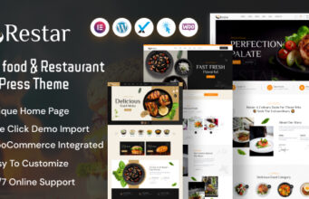 Restar – WordPress-Vorlage für Fast Food und Restaurants