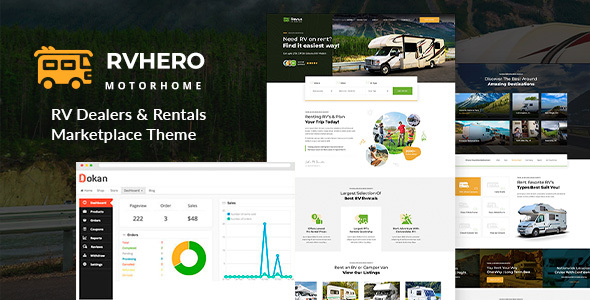 Rvhero – Wohnmobil- und Wohnmobilvermietung WordPress-Template