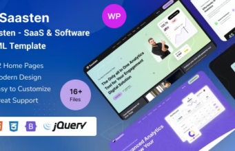 Saasten – SaaS- und Software-Landing-WordPress-Template