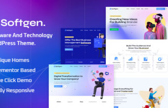 Softgen – WordPress-Vorlage für Software und Technologie