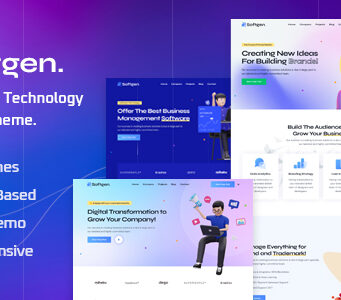 Softgen – WordPress-Vorlage für Software und Technologie