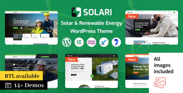 Solari – WordPress-Template für Ökologie und Solarenergie