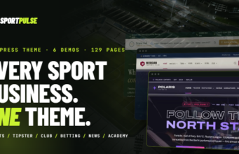 SportPulse – WordPress-Vorlage für Sportvereine und Esports
