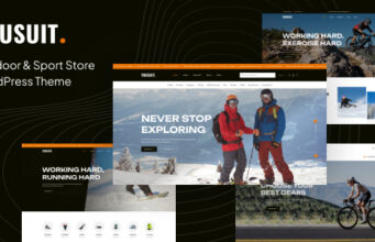 Tousuit – WordPress-Layout für Outdoor- und Sportgeschäfte