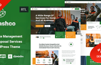 Trashco – WordPress-Template für Abfallmanagement- und Entsorgungsdienste