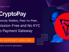 Tron-Krypto-Zahlungsunterstützung für CryptoPay