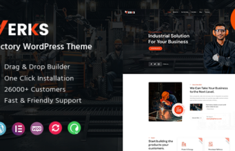 Verks – Fabrik-WordPress-Layout