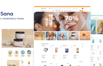 VitaSana – WordPress-Template für Apotheken und medizinische Geschäfte