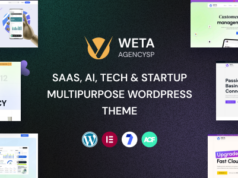 WETA – Mehrzweck-WordPress-Vorlage für SaaS, KI, Technik und Startups