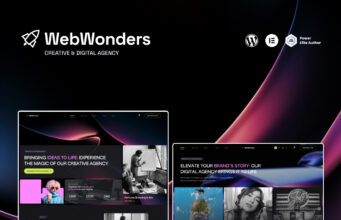 WebWonders – WordPress-Vorlage für Kreativ- und Digitalagenturen