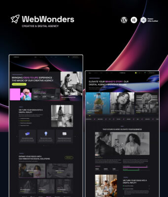 WebWonders – WordPress-Vorlage für Kreativ- und Digitalagenturen
